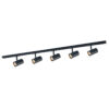 Track light set Lux Marvi TR Jazz BL 35w – track light sets in matt black and aluminum