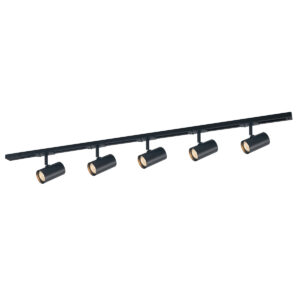 Track light set Lux Marvi TR Jazz BL 35w – track light sets in matt black and aluminum