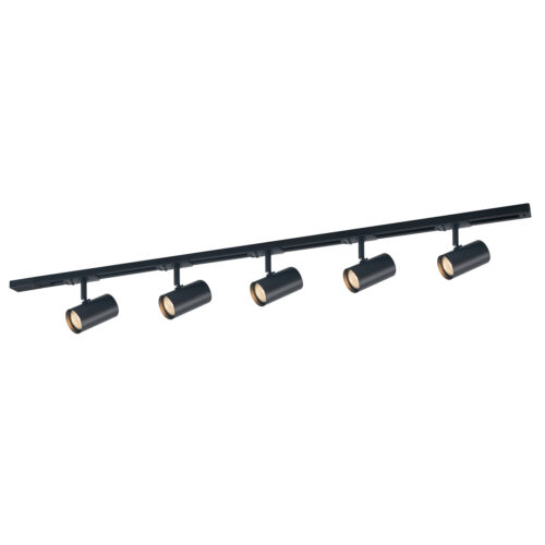Track light set Lux Marvi TR Jazz BL 35w – track light sets in matt black and aluminum