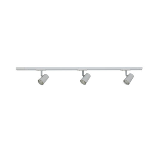 Track light set Lux Astley – track light sets in matt white and aluminum