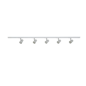 Track light set Lux Astley – track light sets in matt white and aluminum