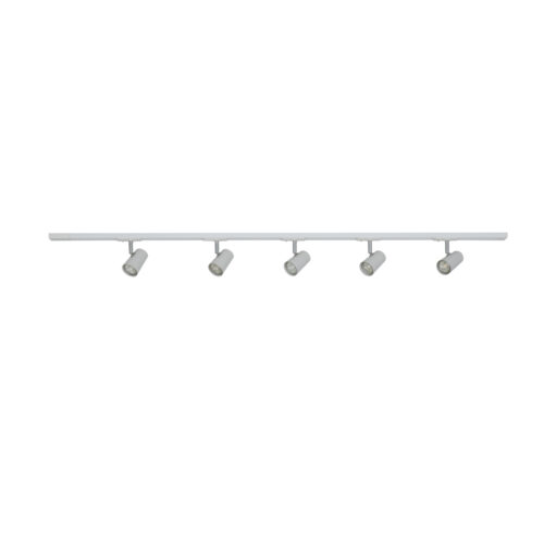 Track light set Lux Astley – track light sets in matt white and aluminum