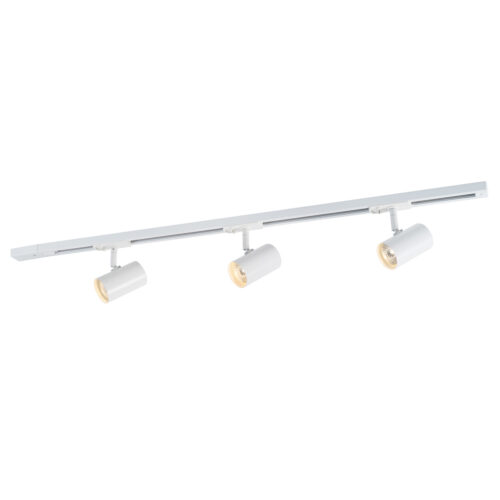 Track light set Lux Marvi TR Fredrik – track light sets in matt white and aluminum