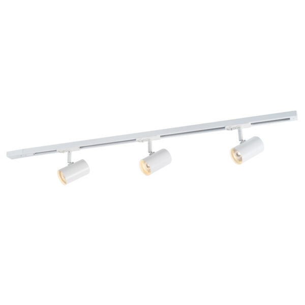 Track light set Lux Marvi TR Fredrik – track light sets in matt white and aluminum