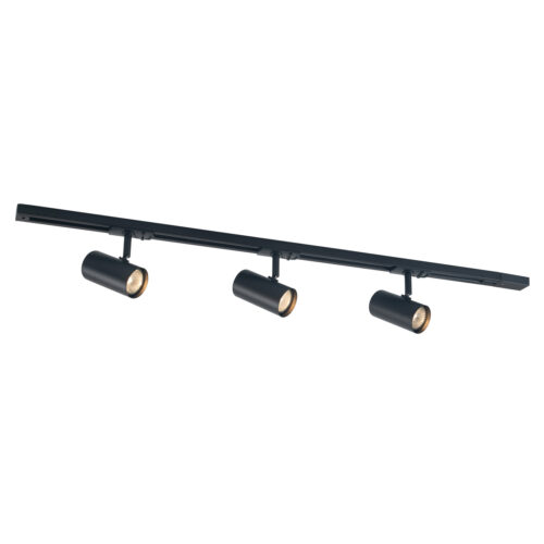 Track light set Lux Marvi TR Fredrik 35w – track light sets in matt black and aluminum
