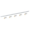 Track light set Lux Marvi TR Fredrik – track light sets in matt white and aluminum