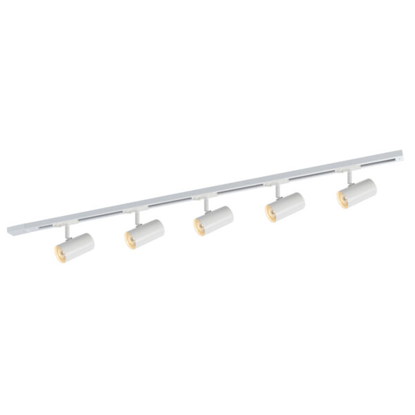Track light set Lux Marvi TR Fredrik – track light sets in matt white and aluminum