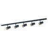 Track light set Lux Marvi TR Fredrik – track light sets in matt black and aluminum
