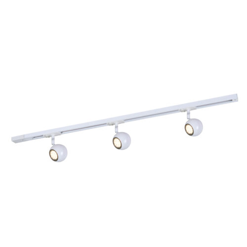 Track light set Lux Marvi TR Blake – track light sets in white and metal