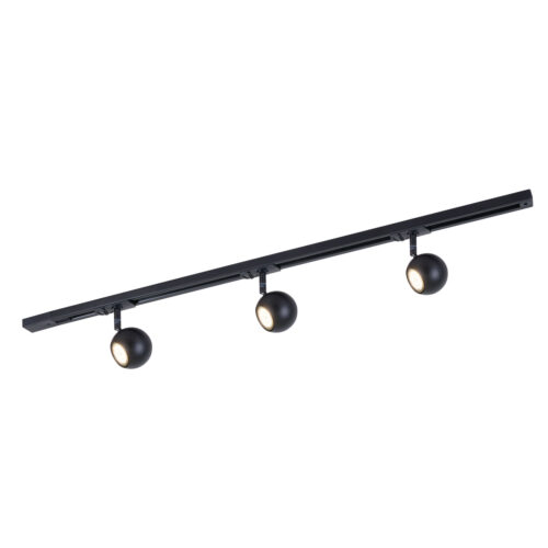 Track light set Lux Marvi TR Blake – track light sets in black and metal