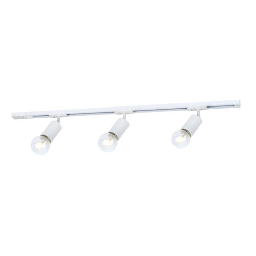 Track light set Lux Marvi TR Dolores – track light sets in matt white and aluminum