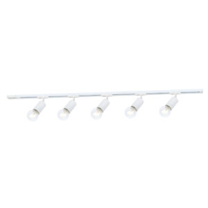 Track light set Lux Marvi TR Dolores – track light sets in matt white and aluminum