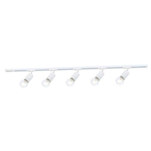 Track light set Lux Marvi TR Dolores – track light sets in matt white and aluminum