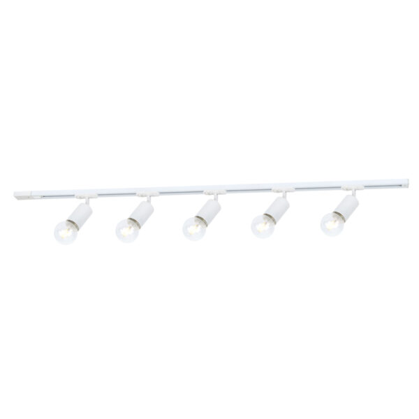 Track light set Lux Marvi TR Dolores – track light sets in matt white and aluminum