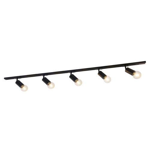 Track light set Lux Marvi TR Dolores 40w – track light sets in matt black and steel