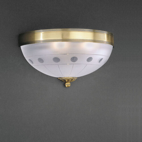 Wall lamp Lux 2304 – LED wall lamp in brass and glass