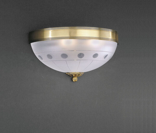 Wall lamp Lux 2304 – LED wall lamp in brass and glass