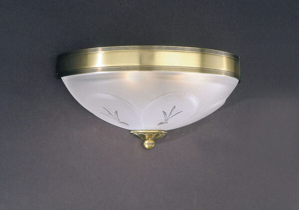 Wall lamp Lux 2308 – LED wall lamp in brass and glass