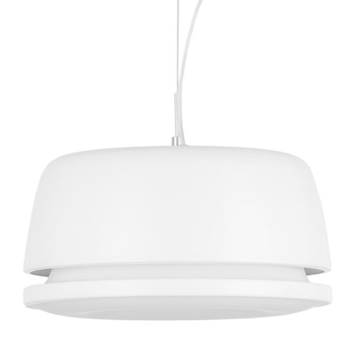 Pendant lamp Lux Miranda 15.2w – modern pendant lamp in white and metal