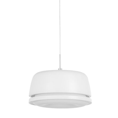 Pendant lamp Lux Miranda 25.2w – modern pendant lamp in white and metal