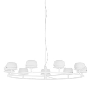 Pendant lamp Lux Miranda 56w – modern pendant lamp in white and metal
