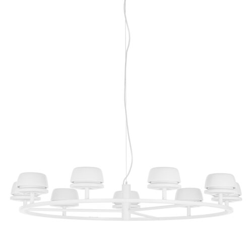 Pendant lamp Lux Miranda 56w – modern pendant lamp in white and metal