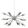 Pendant lamp Lux Theo 40w – modern pendant lamp in chrome and steel