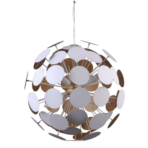 Pendant lamp Lux Mailone – modern pendant lamp in gold white and metal