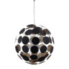 Pendant lamp Lux Mailone – modern pendant lamp in gold white and steel