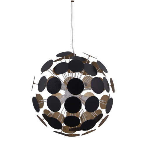 Pendant lamp Lux Mailone – modern pendant lamp in gold white and steel