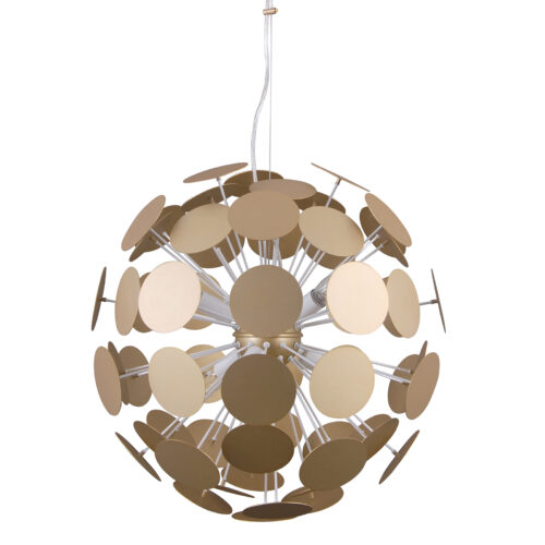 Pendant lamp Lux Mailone – modern pendant lamp in gold white and metal