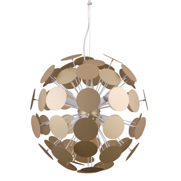 Pendant lamp Lux Mailone – modern pendant lamp in gold white and metal
