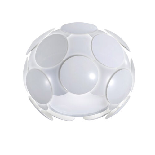 Pendant lamp Lux Santina WH – modern pendant lamp in white and plastic