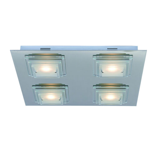 Flush mount ceiling light Lux Peppe – flush mount ceiling lights in chrome and metal alloy