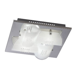 Flush mount ceiling light Lux Daze – flush mount ceiling lights in chrome and metal