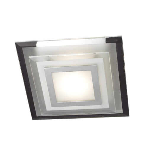 Flush mount ceiling light Lux Bianca Square – flush mount ceiling lights in white and metal