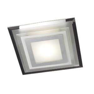 Flush mount ceiling light Lux Bianca Square 12w – flush mount ceiling lights in white and metal