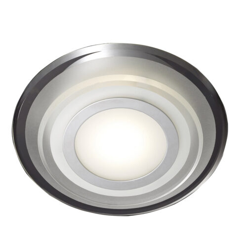 Flush mount ceiling light Lux Bianca Round – flush mount ceiling lights in white and metal