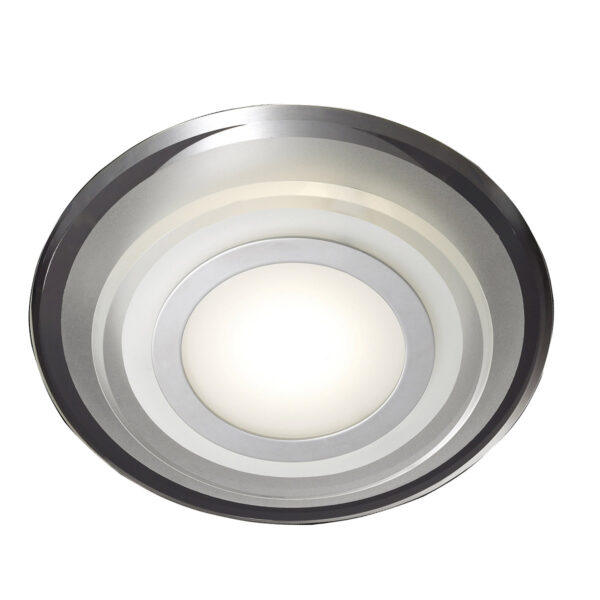 Flush mount ceiling light Lux Bianca Round – flush mount ceiling lights in white and metal