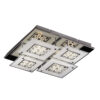 Flush mount ceiling light Lux Laax – flush mount ceiling lights in chrome and metal