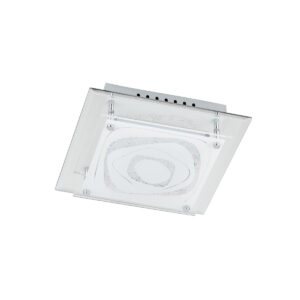 Flush mount ceiling light Lux Verso – flush mount ceiling lights in white and steel