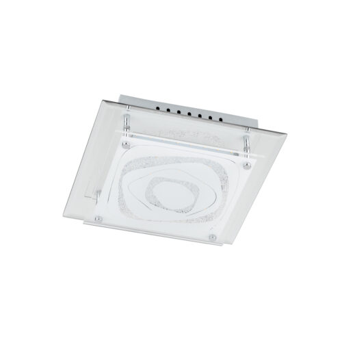Flush mount ceiling light Lux Verso – flush mount ceiling lights in white and steel