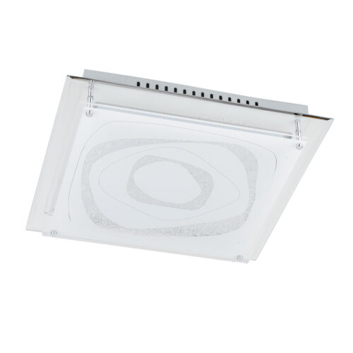 Flush mount ceiling light Lux Verso 20w – flush mount ceiling lights in white and steel