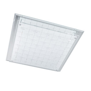 Flush mount ceiling light Lux Zeltum – flush mount ceiling lights in white and steel