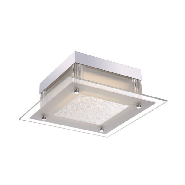 Flush mount ceiling light Lux Vetti – flush mount ceiling lights in chrome and metal