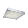Flush mount ceiling light Lux Adam Square – flush mount ceiling lights in chrome and metal
