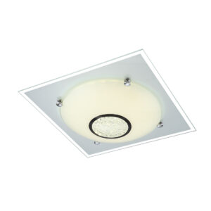 Flush mount ceiling light Lux Minako 12w – flush mount ceiling lights in white and metal