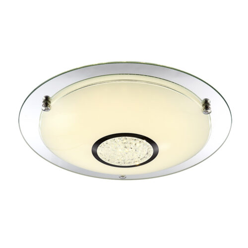 Flush mount ceiling light Lux Minako – flush mount ceiling lights in white and metal