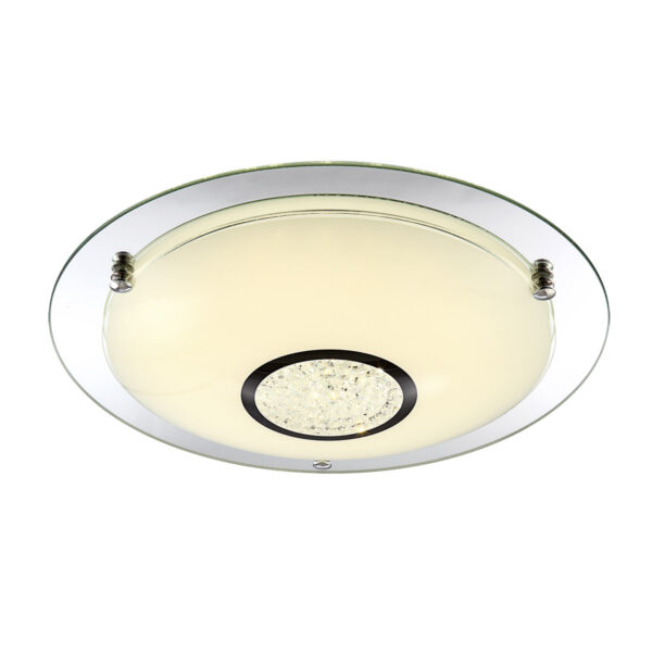 Flush mount ceiling light Lux Minako – flush mount ceiling lights in white and metal
