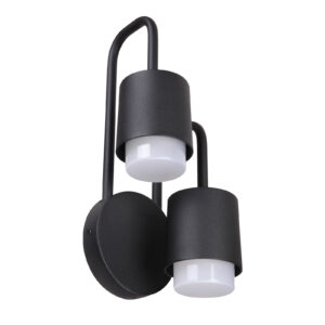Outdoor wall light Lux Sorano – outdoor wall lights in black and aluminum